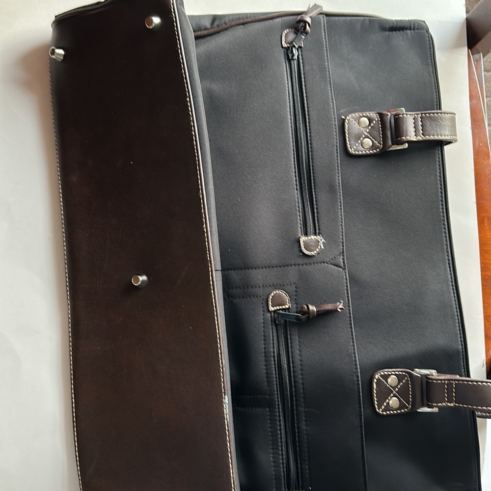 Large Women’s Travel Tote bag Multi-pockets Leather Straps Nylon Material 15*20 - Picture 8 of 8